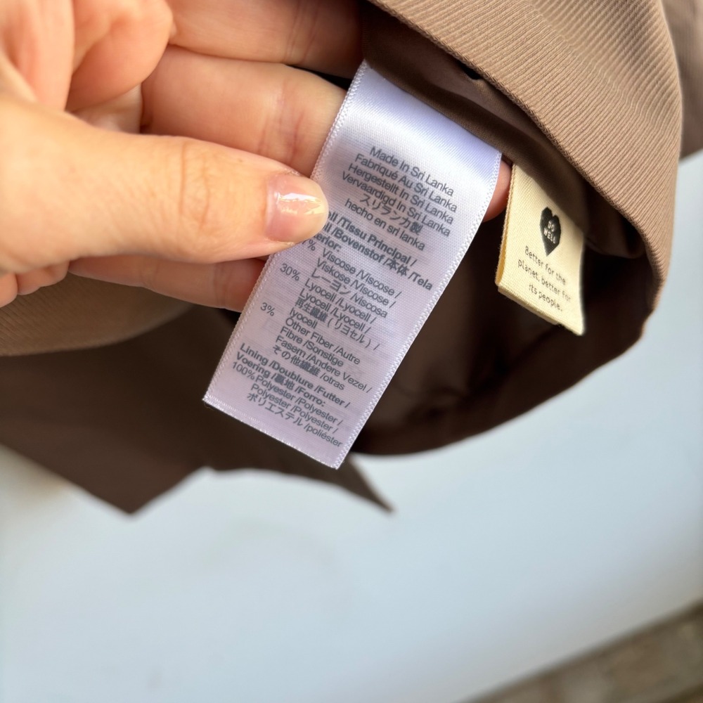 Madewell Dorset Blazer in Cedar‎ Twill Brown Double Breasted XXS NE292 - Picture 6 of 7
